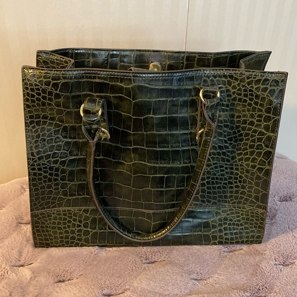 Handbags - Faux croc tote